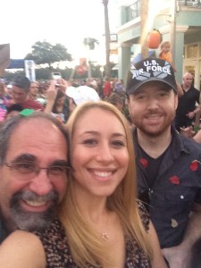 Oktoberfest with leaves falling