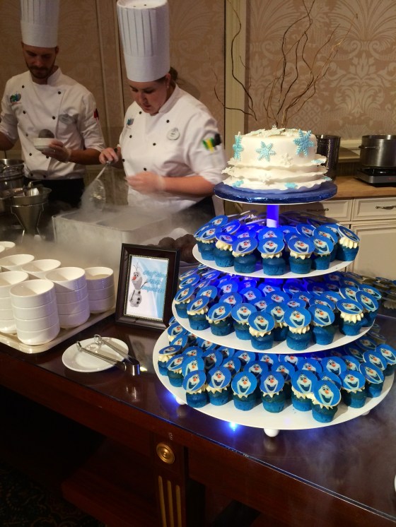 Do you want to build a snowman....tower of cupcakes?