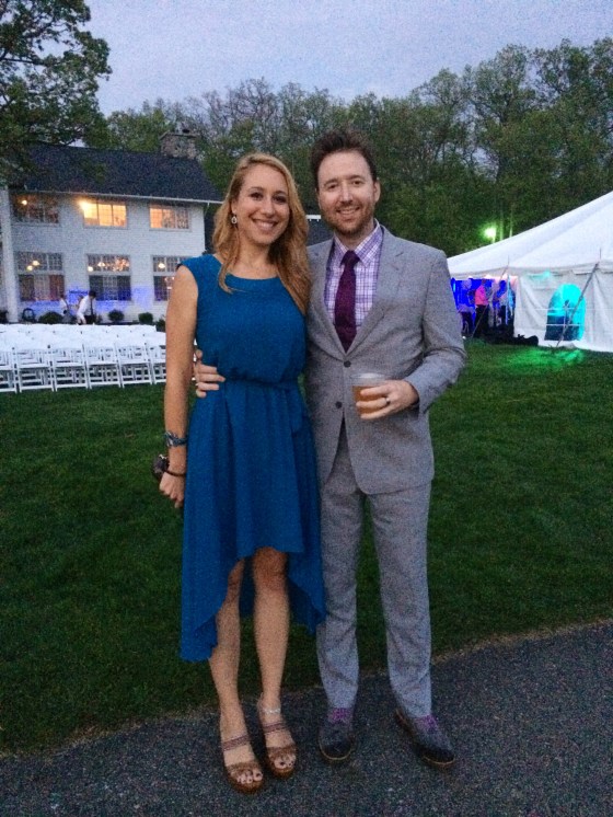 Dress code was "camping formal"